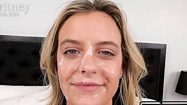 Covered in Cum Massive Facial Compilation part1