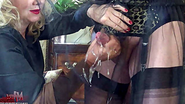Sissy Cock Pumped By Nylon Wife