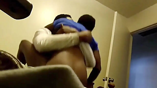 Ebony granny gives grandson a big dick fuck