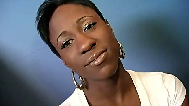 Hairy ebony slut sucks then gets bred
