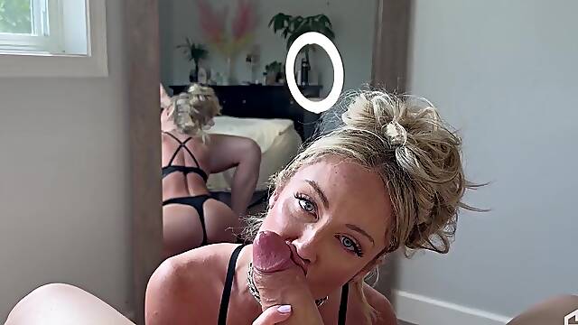 Sadie Sucks and Titty Bangs for a Facial